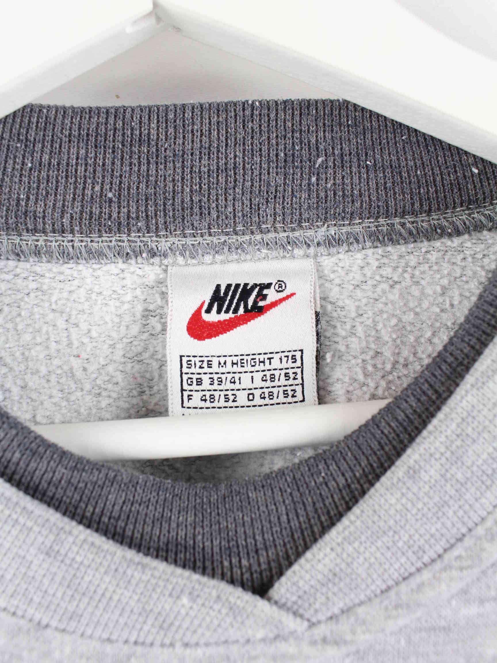 Nike Vintage 90s Big Swoosh Sweater Gray S – Peeces