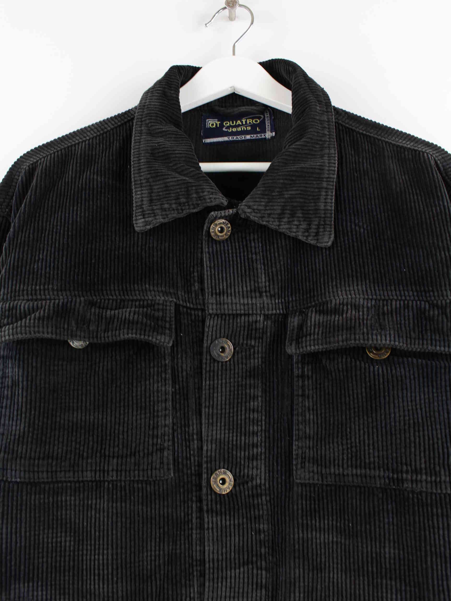 Baserange Black Corduroy Pete Jacket Vintage Corduroy Jacket Black