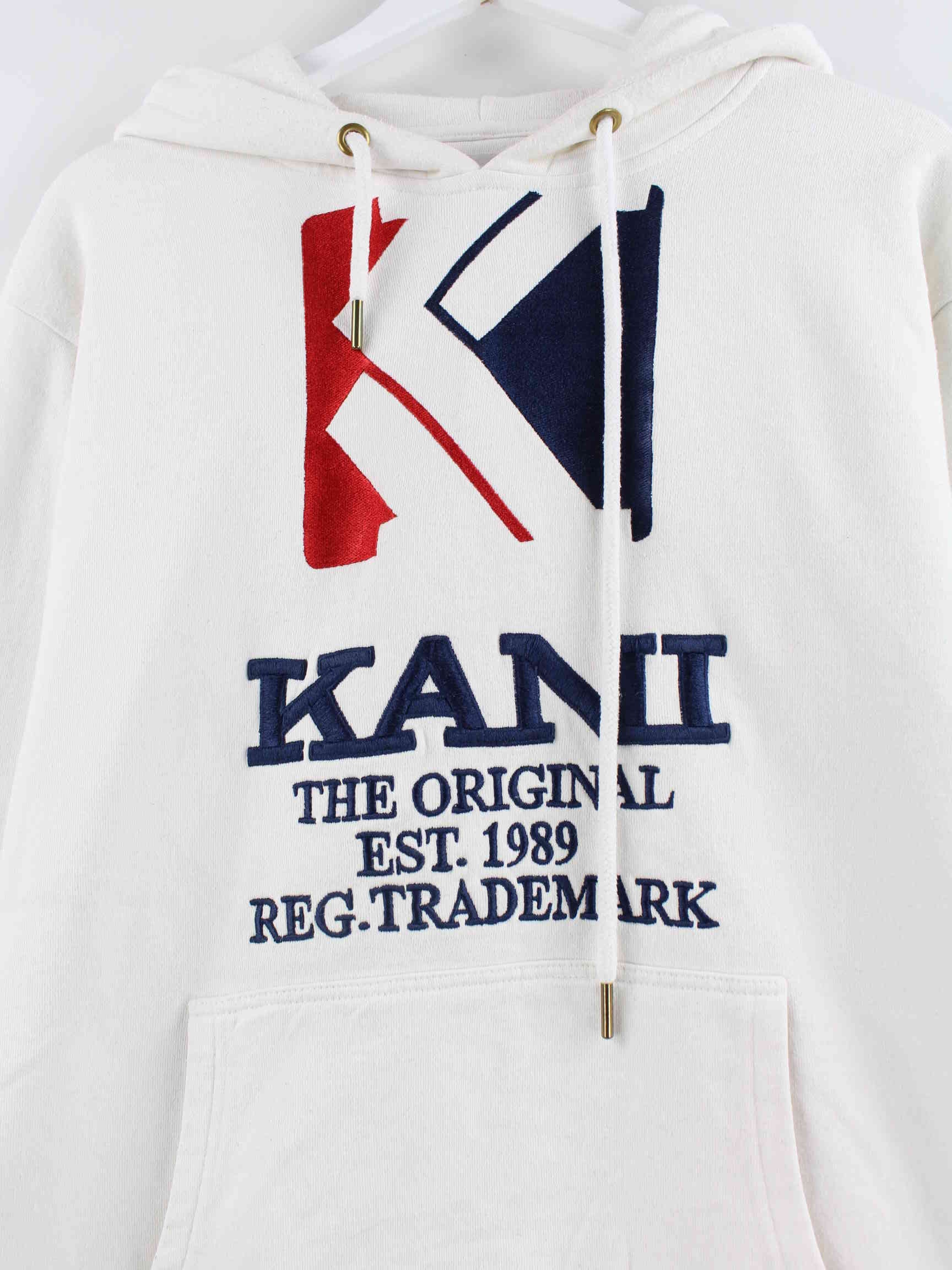 Karl kani hot sale white hoodie