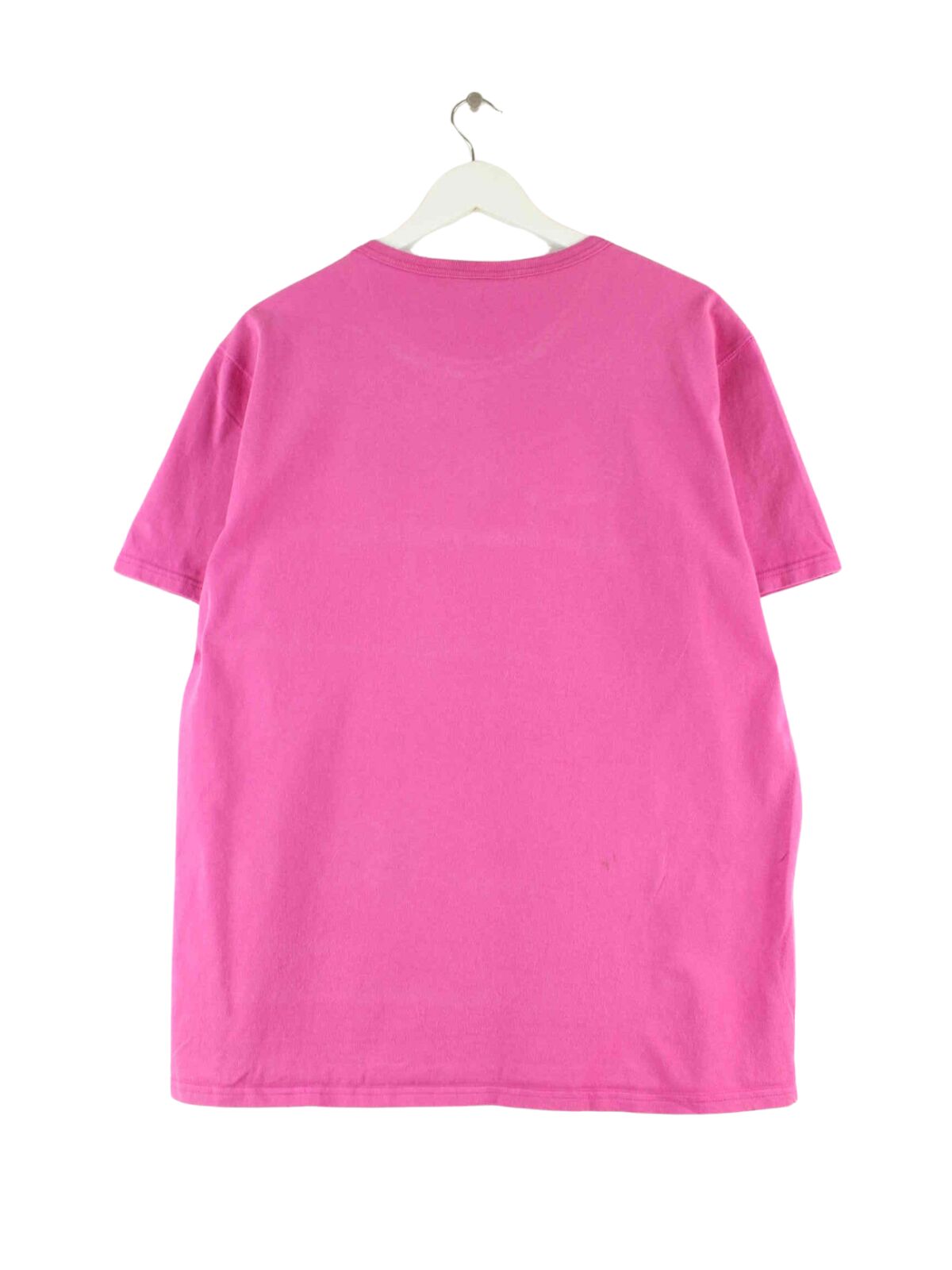 Champion y2k Embroidered Heavy T-Shirt Pink L (back image)