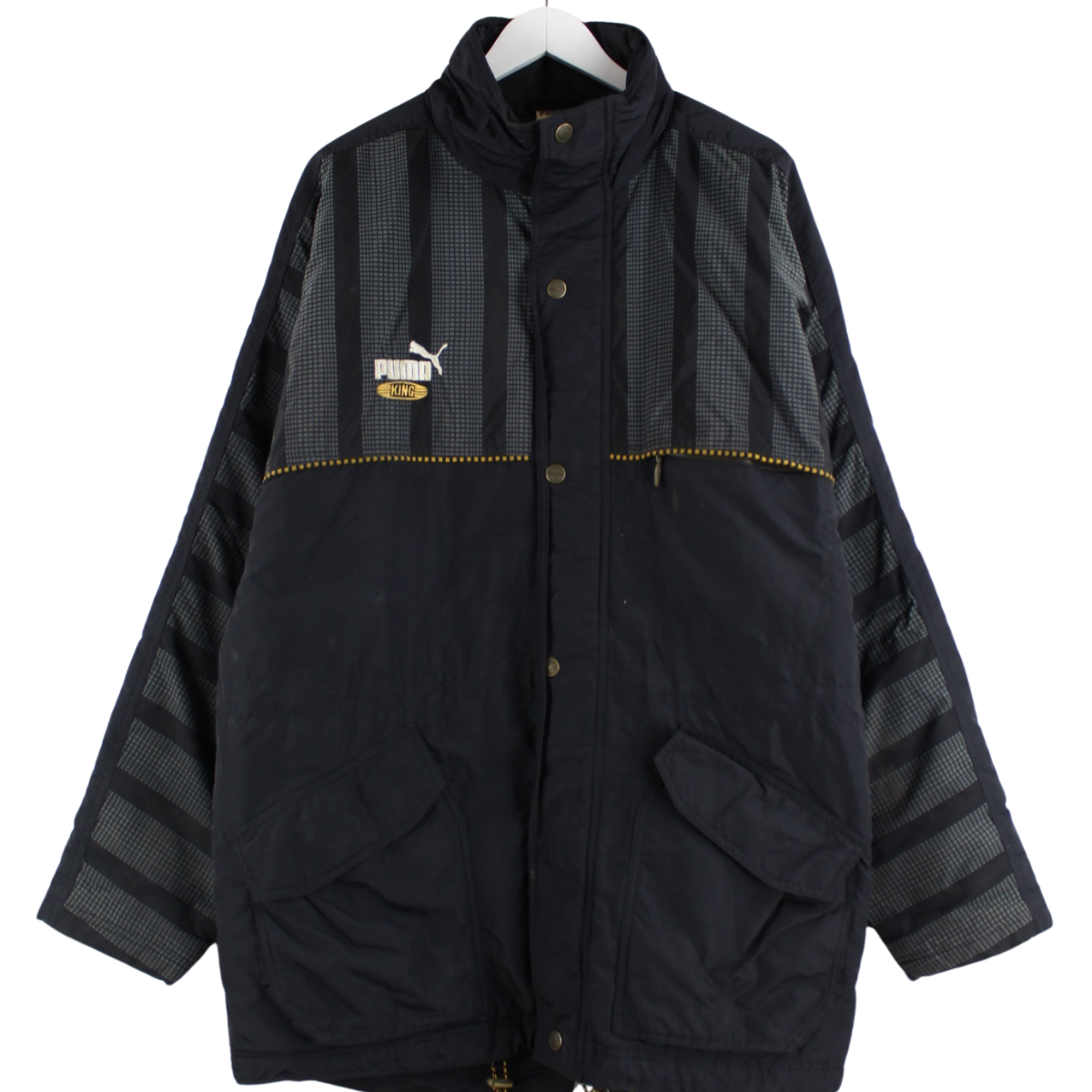 80s 90s PUMA レザー ボンバージャケット KING XXLサイズ Puma King 80s Vintage Embroidered Jacket Black XL – Peeces