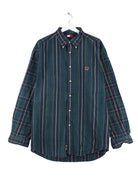 Tommy Hilfiger 00s Striped Hemd Grün L (front image)