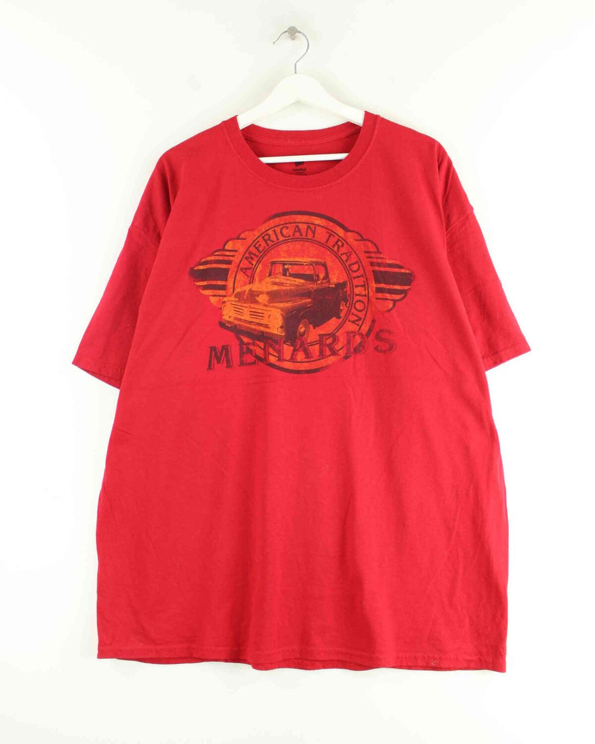 Hanes Menards Print T-Shirt Rot XXL (front image)