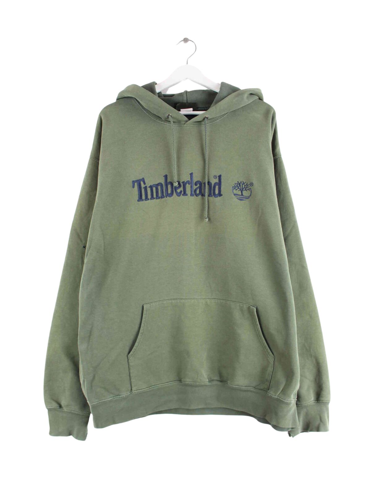 Timberland 90s Vintage Embroidered Hoodie Grün XXL (front image)