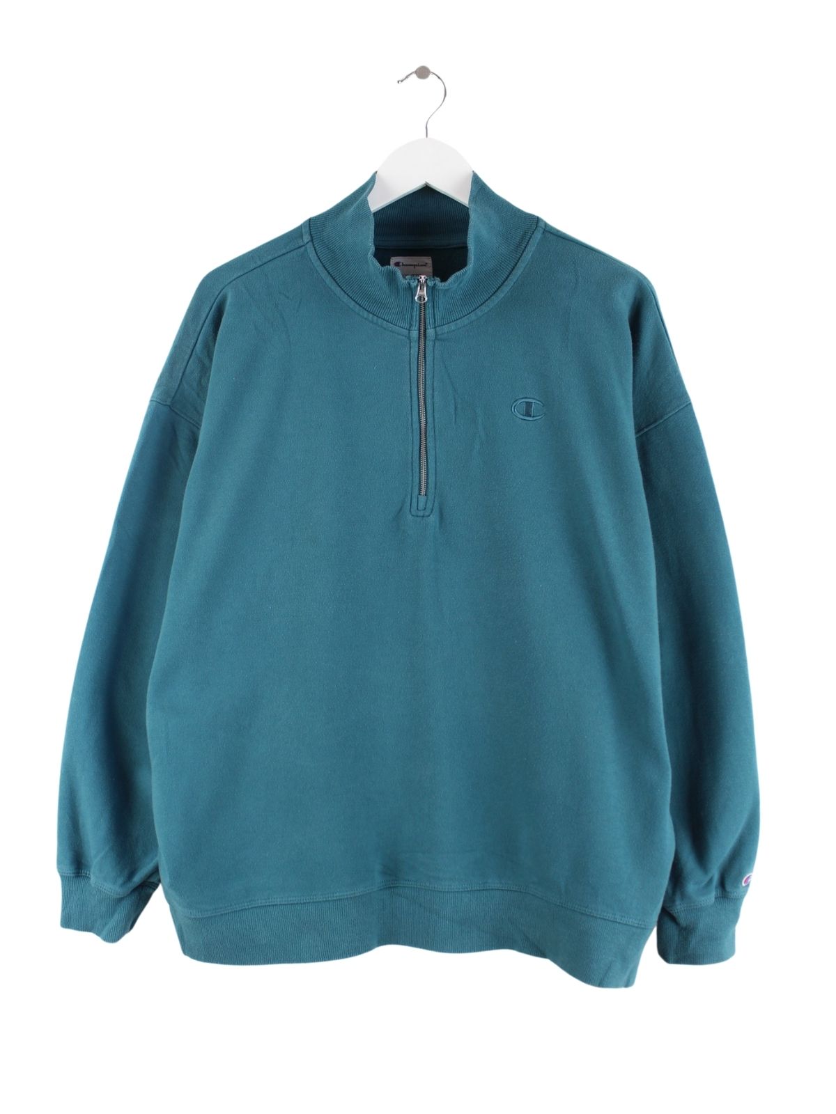 Zip Sweatshirt Champion Sweaters Vintage Zalando Crewneck Blauer
