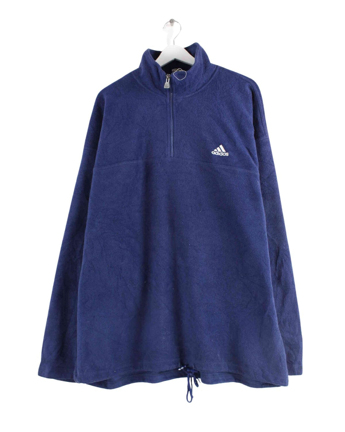 Adidas 90s Vintage Fleece Half Zip Sweater Blau 3XL (front image)