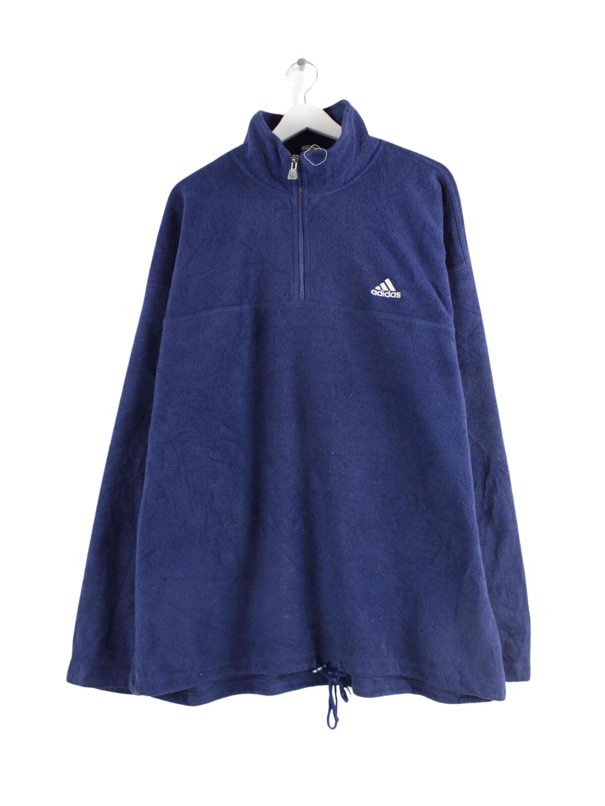 Adidas 90s Vintage Fleece Half Zip Sweater Blau 3XL (front image)