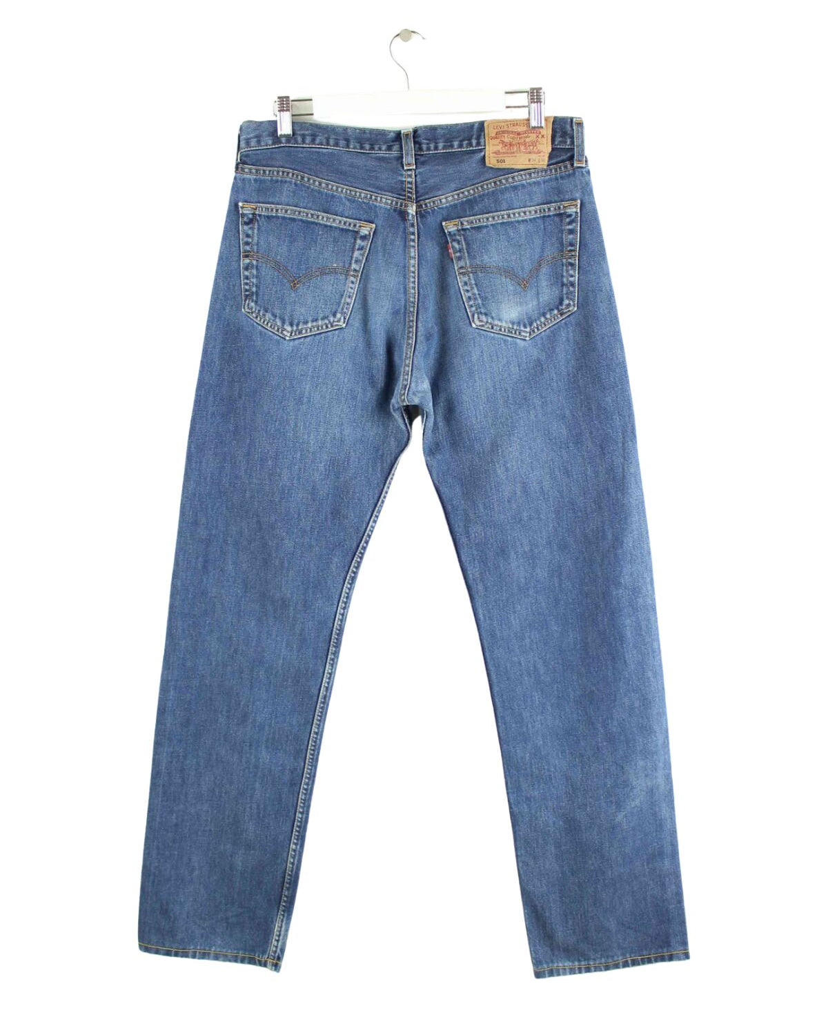 Levi's 501 Jeans Blau W34 L36 (back image)