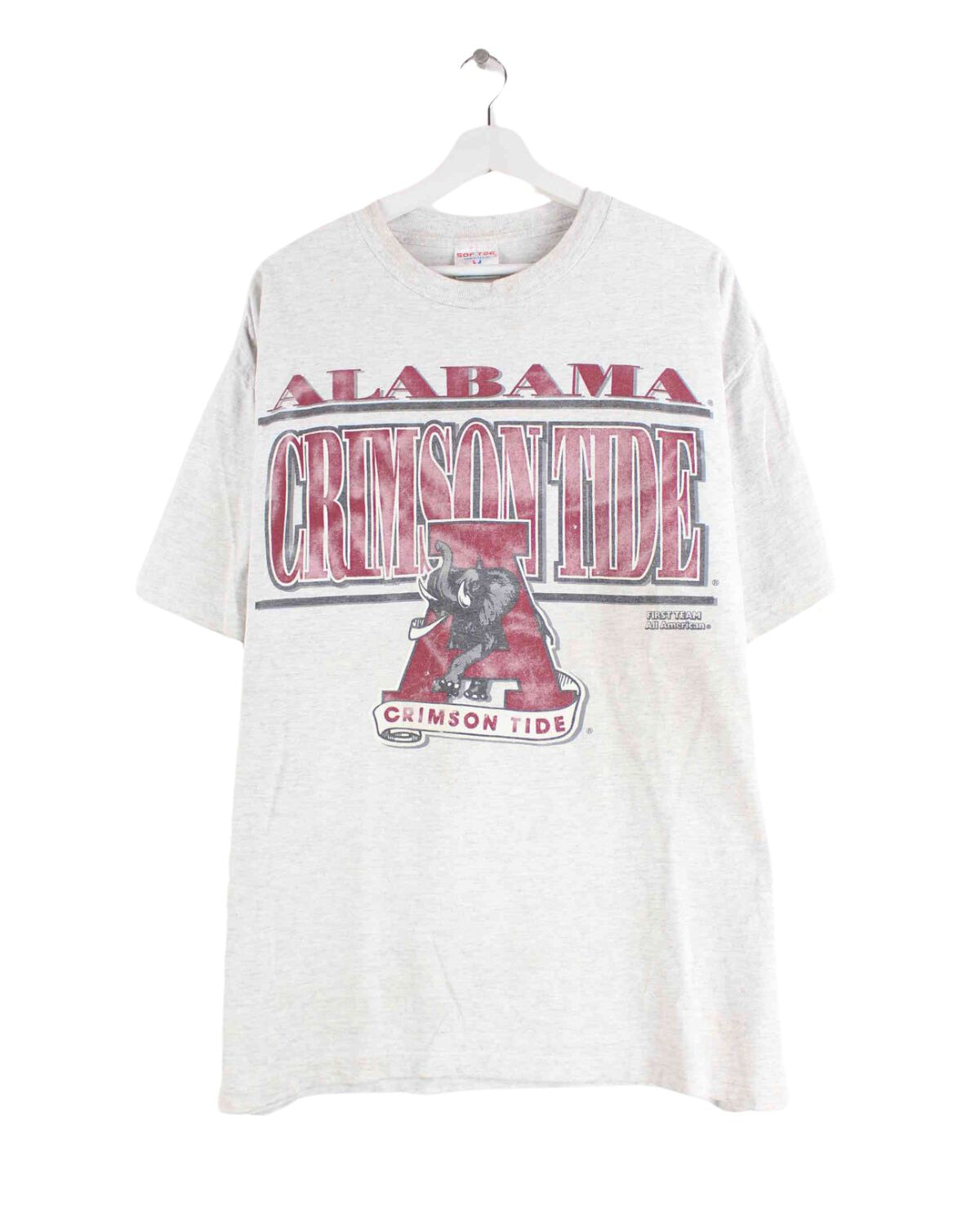 Vintage Alabama Crimson Tide Print T-Shirt Grau XXL (front image)