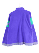 Vintage 90s Fleece Sweater Blau M (back image)