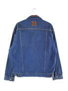 Marlboro 90s Vintage Country Store Trucker Jeans Jacke Blau M (back image)