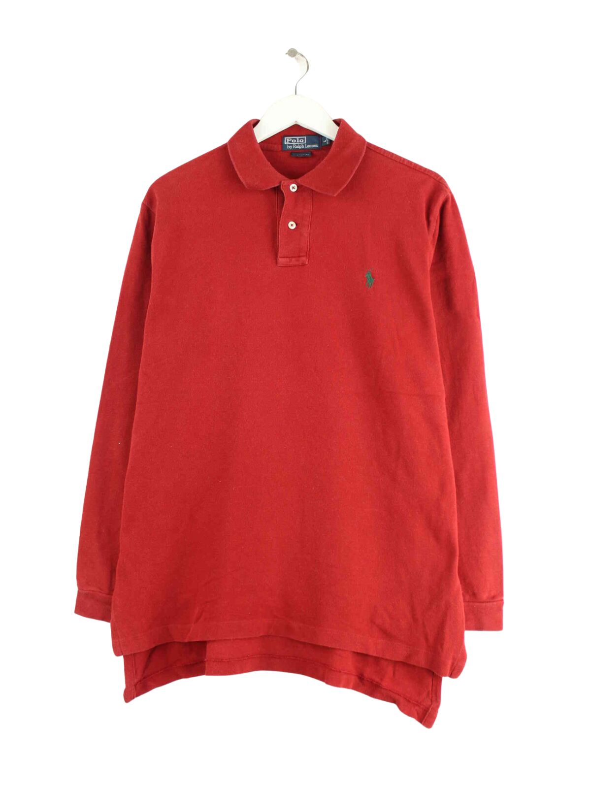 Ralph lauren long sleeve polo red best sale