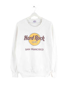 Anvil 80s Vintage Hard Rock Cafe San Francisco Sweater Weiß M (front image)