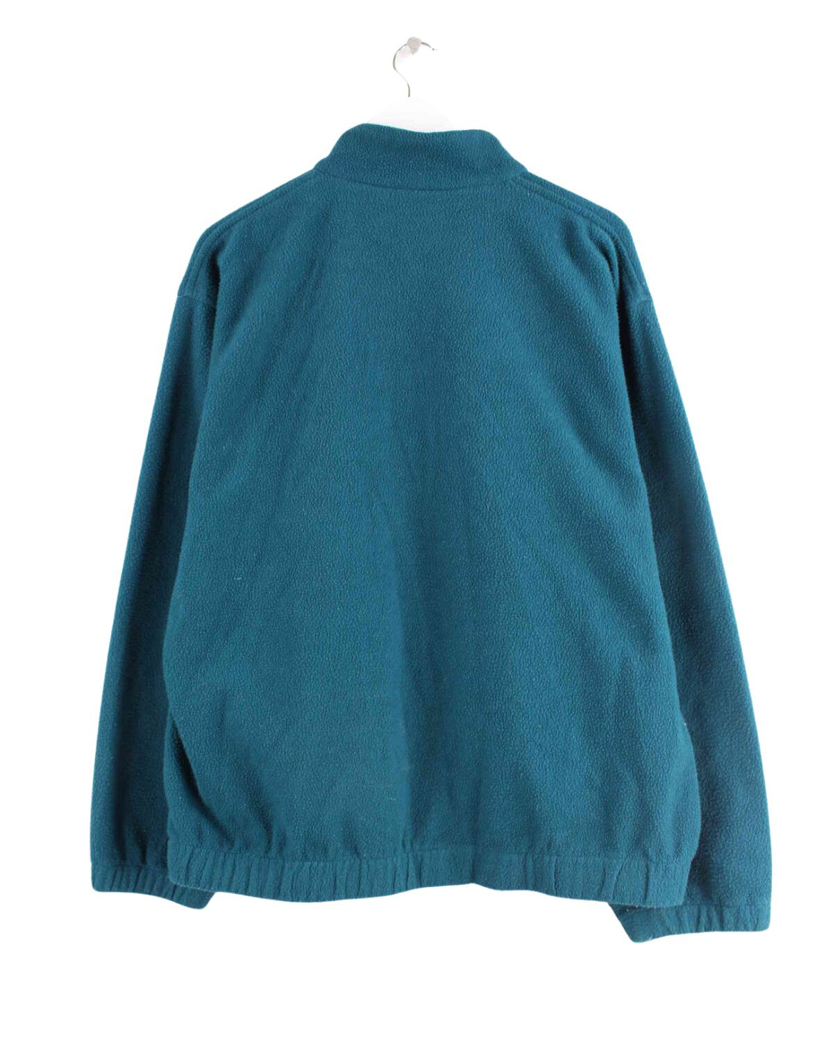 Vintage 90s Fleece Sweater Grün XL (back image)