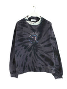 Hugo Boss 90s Vintage Embroidered Tie Dye Sweater Lila L (front image)
