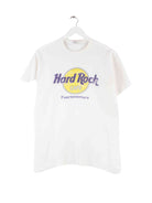 Fruit of the Loom Hard Rock Fuerteventure Print T-Shirt Weiß S (front image)