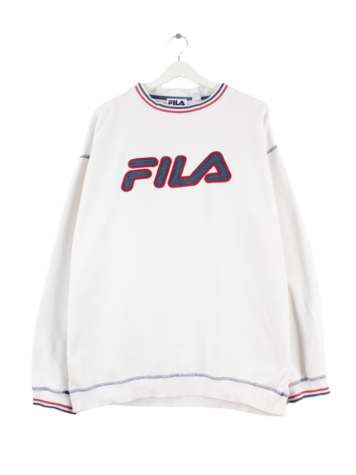 Fila 90s Vintage Sweater White XXL Peeces