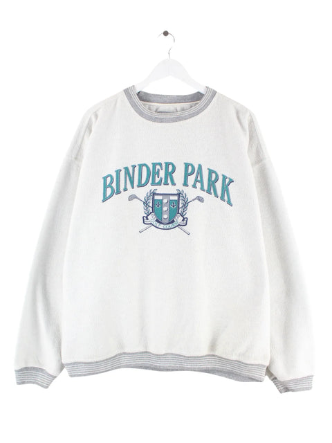 Gear for Sports 90s Vintage Binder Park Print Inside Out Pull Gris XXL
