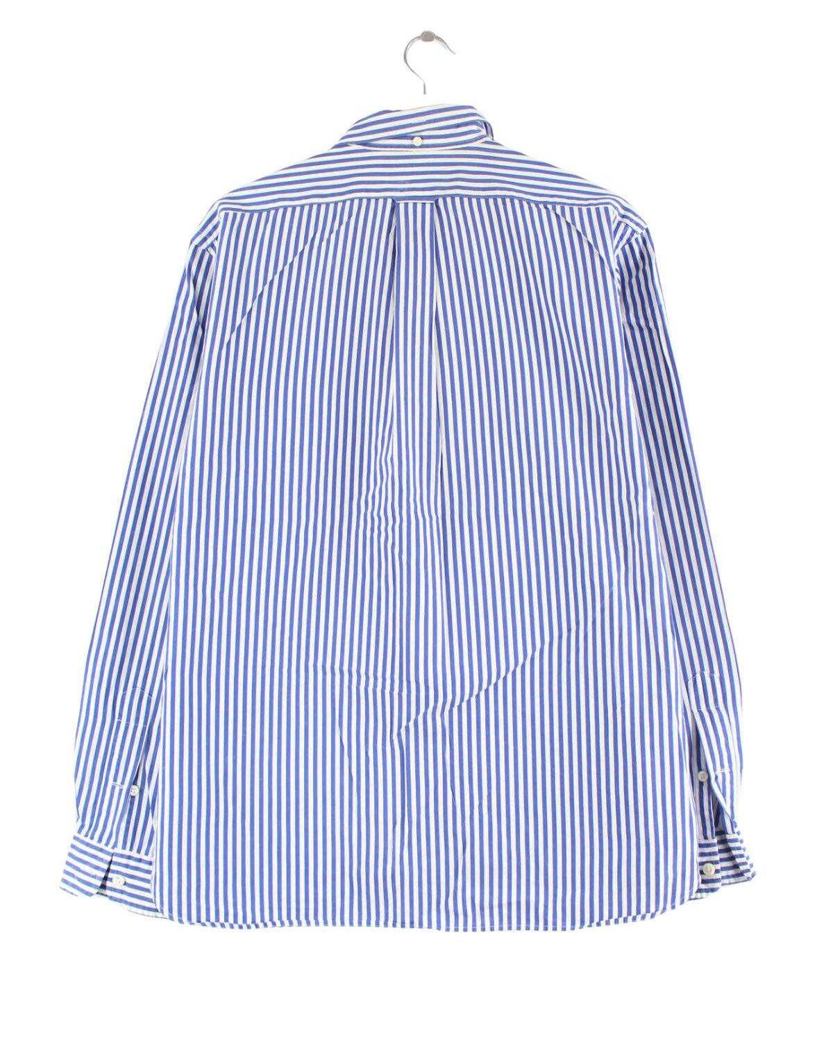 Ralph Lauren y2k Gestreiftes Hemd Blau L (back image)