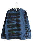 Adidas 90s Vintage Tie Dye Sweater Blau M (front image)