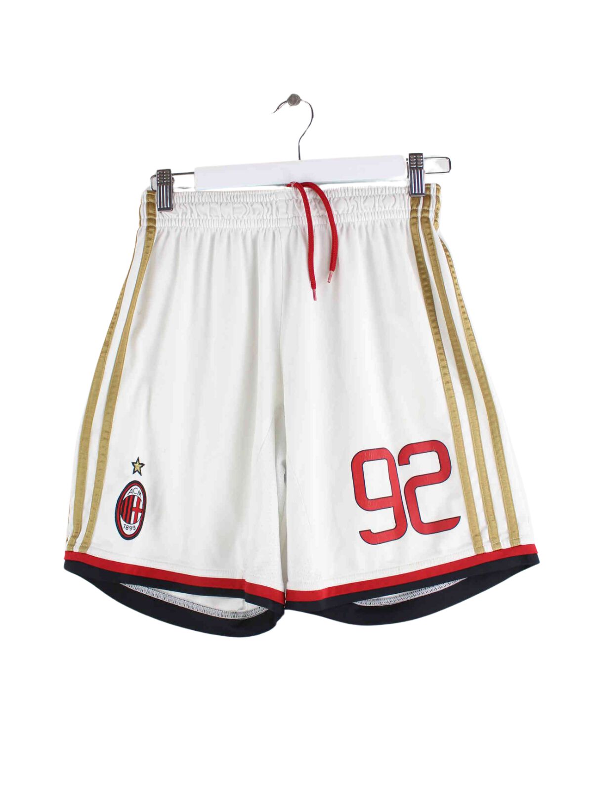 Adidas Damen AC Mailand Shorts Weiß XS (front image)