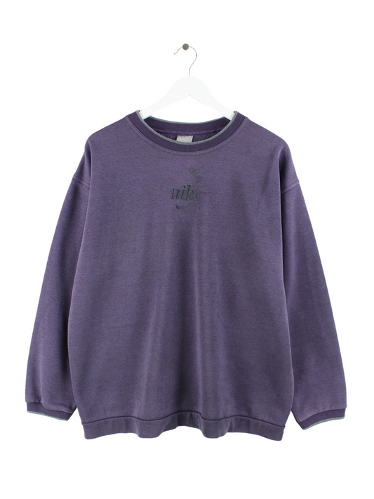 Nike Embroidered Logo Sweater Lila L