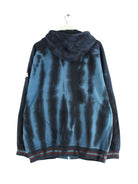 Adidas y2k Embroidered Tie Dye Zip Hoodie Blau XL (back image)
