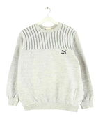 Puma 80s Vintage Embroidered Sweater Grau S (front image)