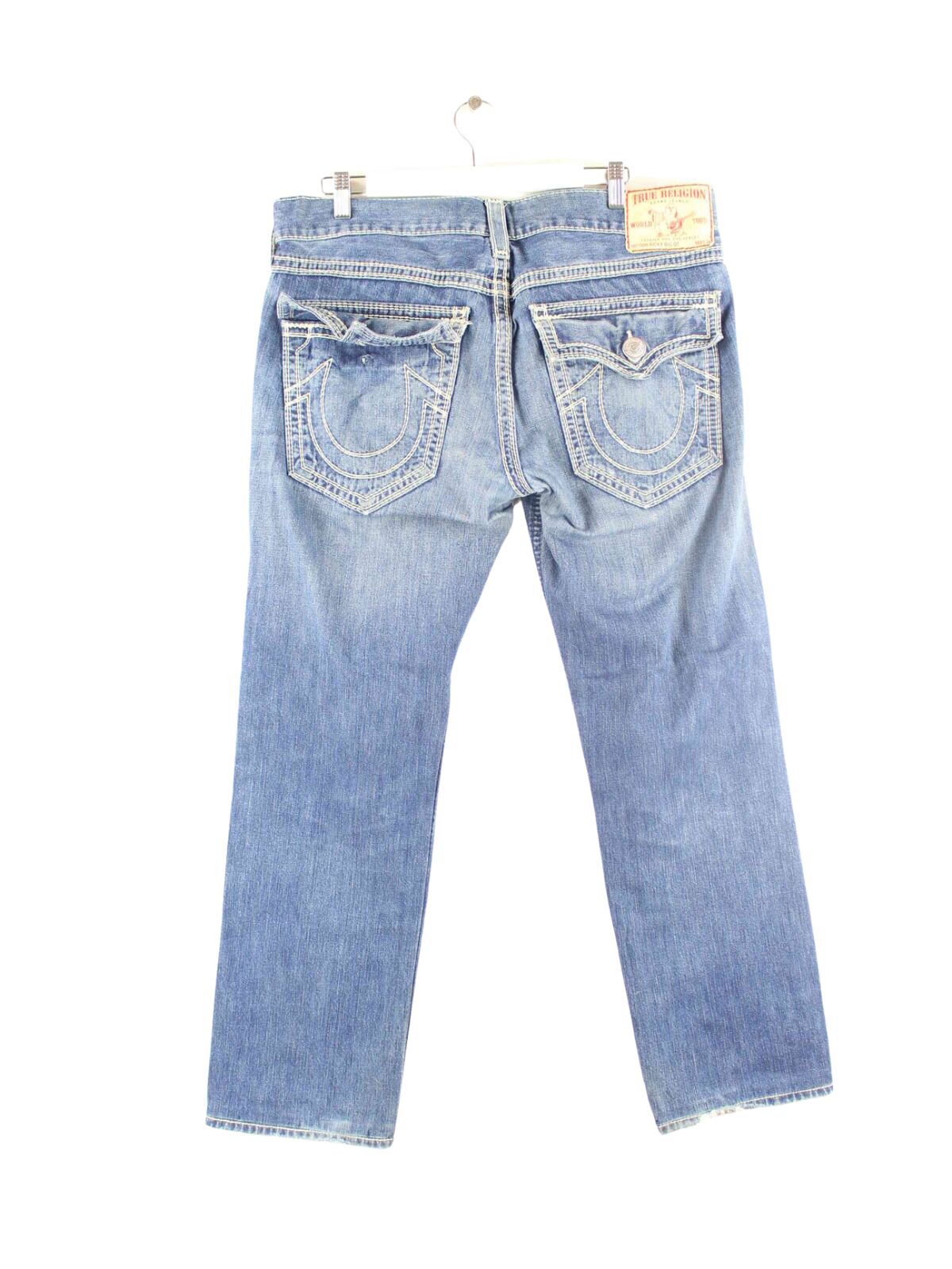 True Religion y2k Ricky Big QT Jeans Blau W40 L30 (back image)