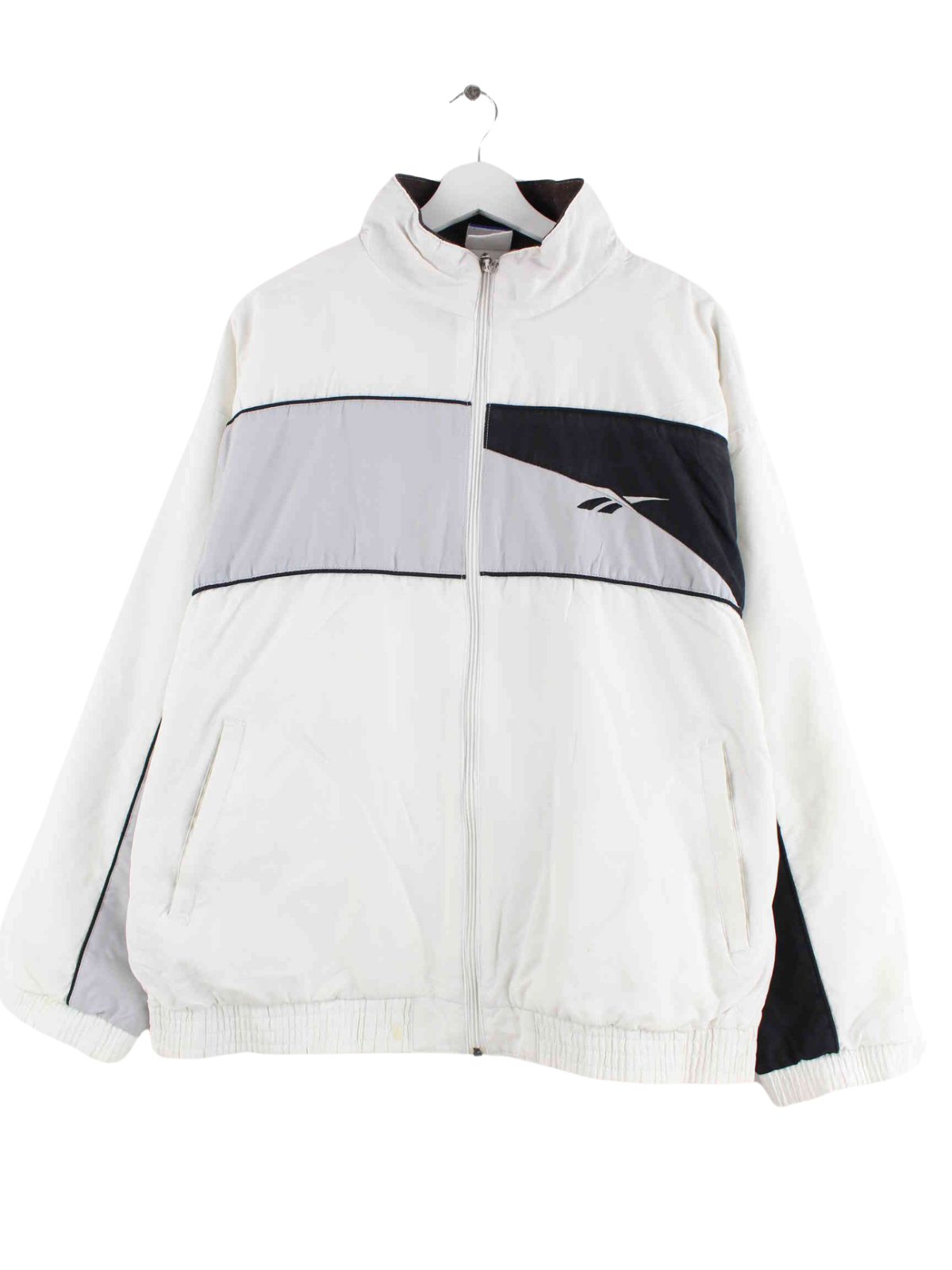 Reebok y2k Vintage Big Logo Track Jacket White L Peeces