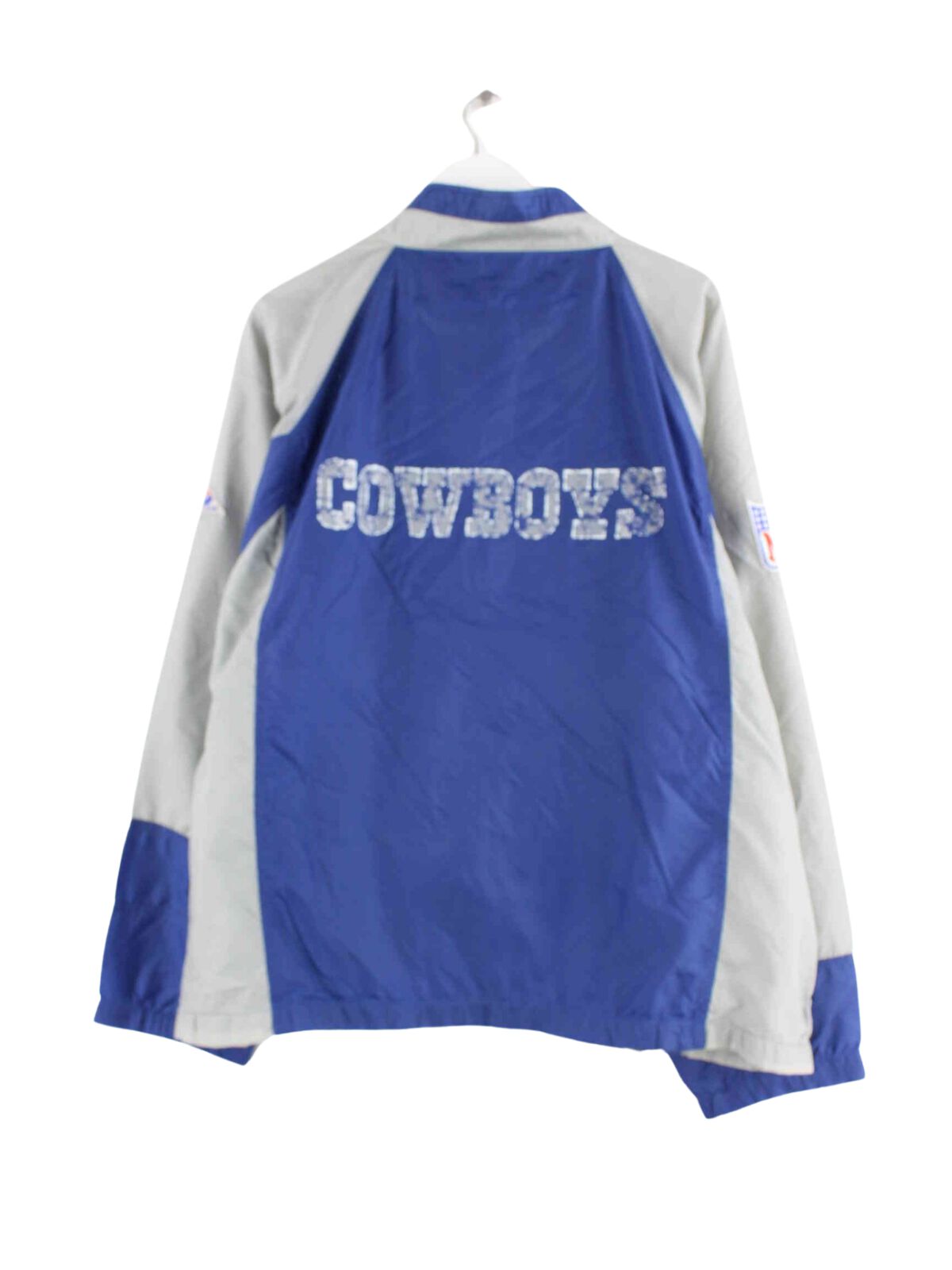 NFL 90s Vintage Cowboys Trainingsjacke Blau XL (back image)