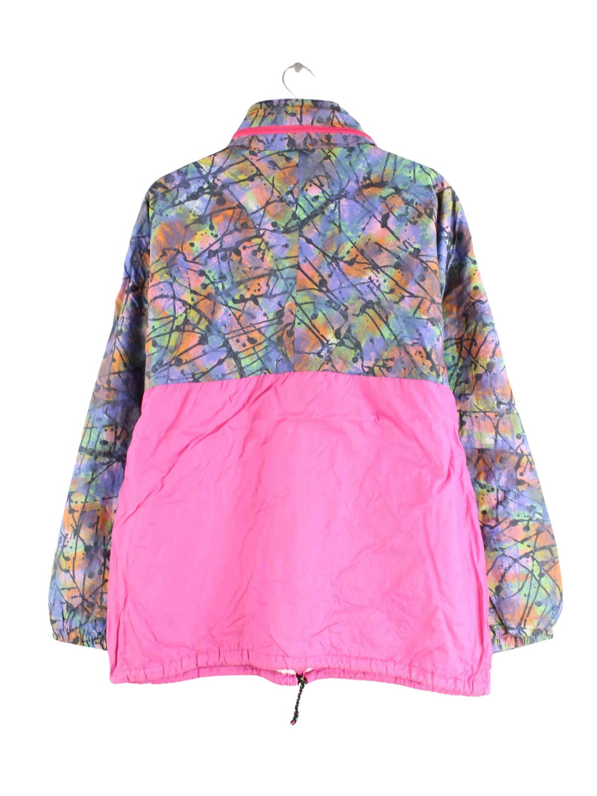 Vintage 90s Crazy Pattern Jacke Mehrfarbig XL (back image)