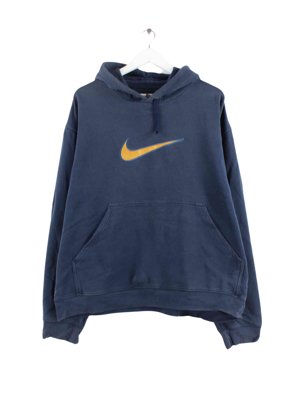 Nike y2k Vintage Big Logo Hoodie Blue M Peeces