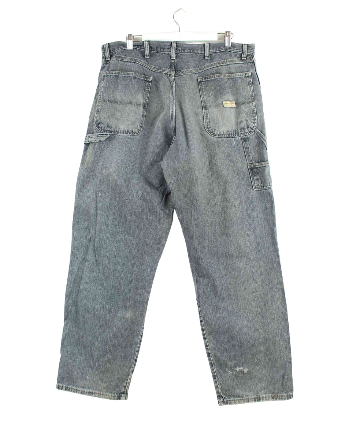 Wrangler y2k Carpenter Jeans Grau W36 L34 (back image)