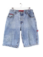 U.S. Polo ASSN. y2k Embroidered Carpenter Jorts / Jeans Shorts Blau W32 (front image)