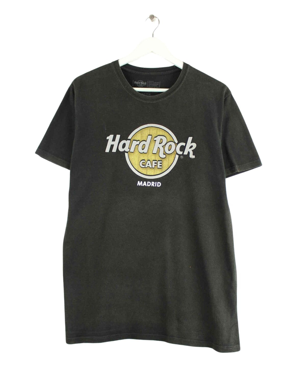 Hard Rock Cafe Madrid Print T-Shirt Schwarz M (front image)