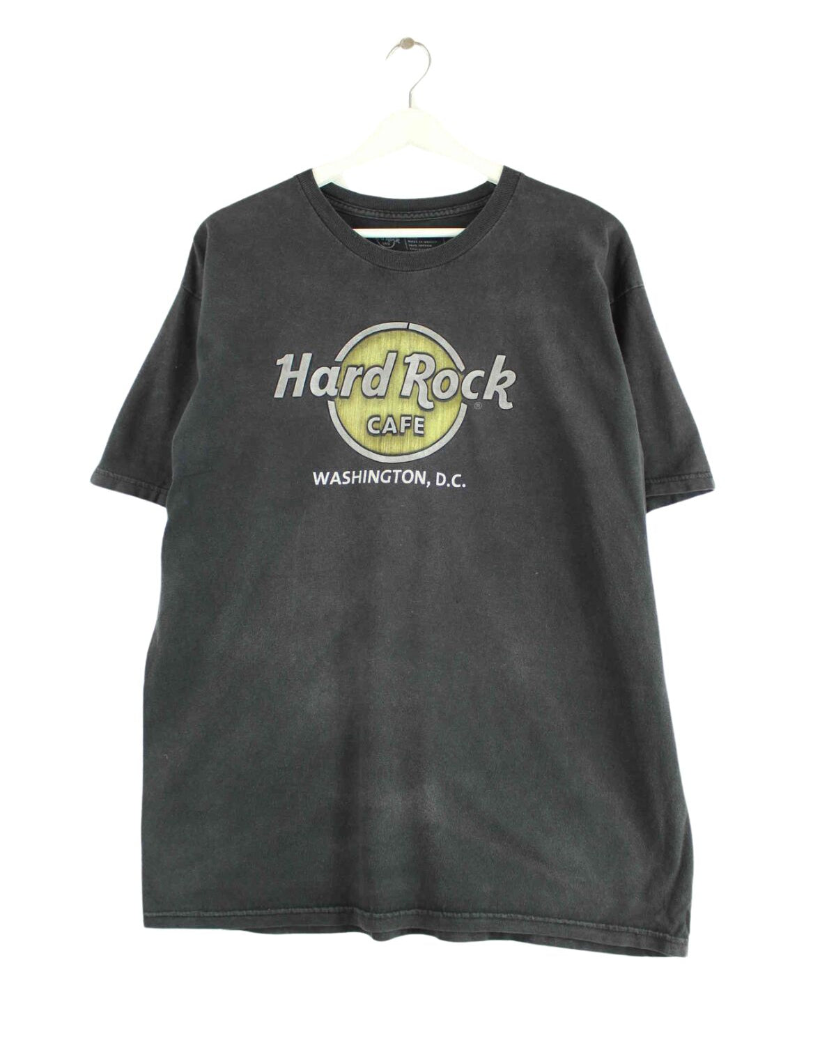 Hard Rock Cafe Washington Print T-Shirt Schwarz L (front image)