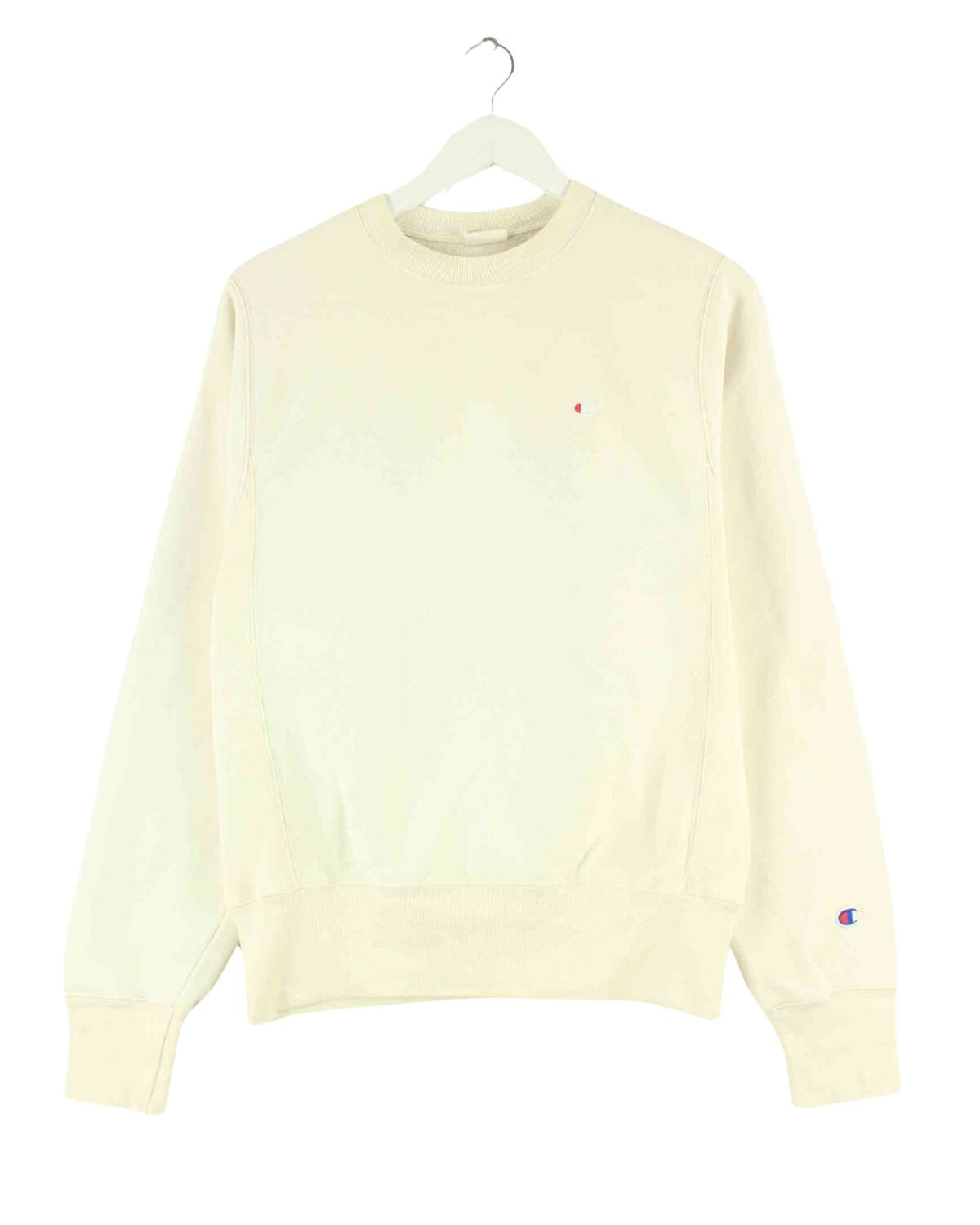 Champion 00s Reverse Weave Sweater Beige XS (front image)