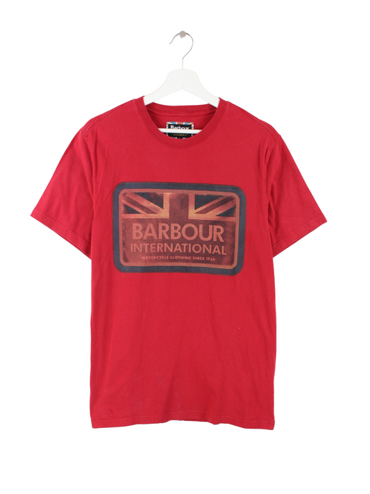 Barbour T-Shirt Rot L