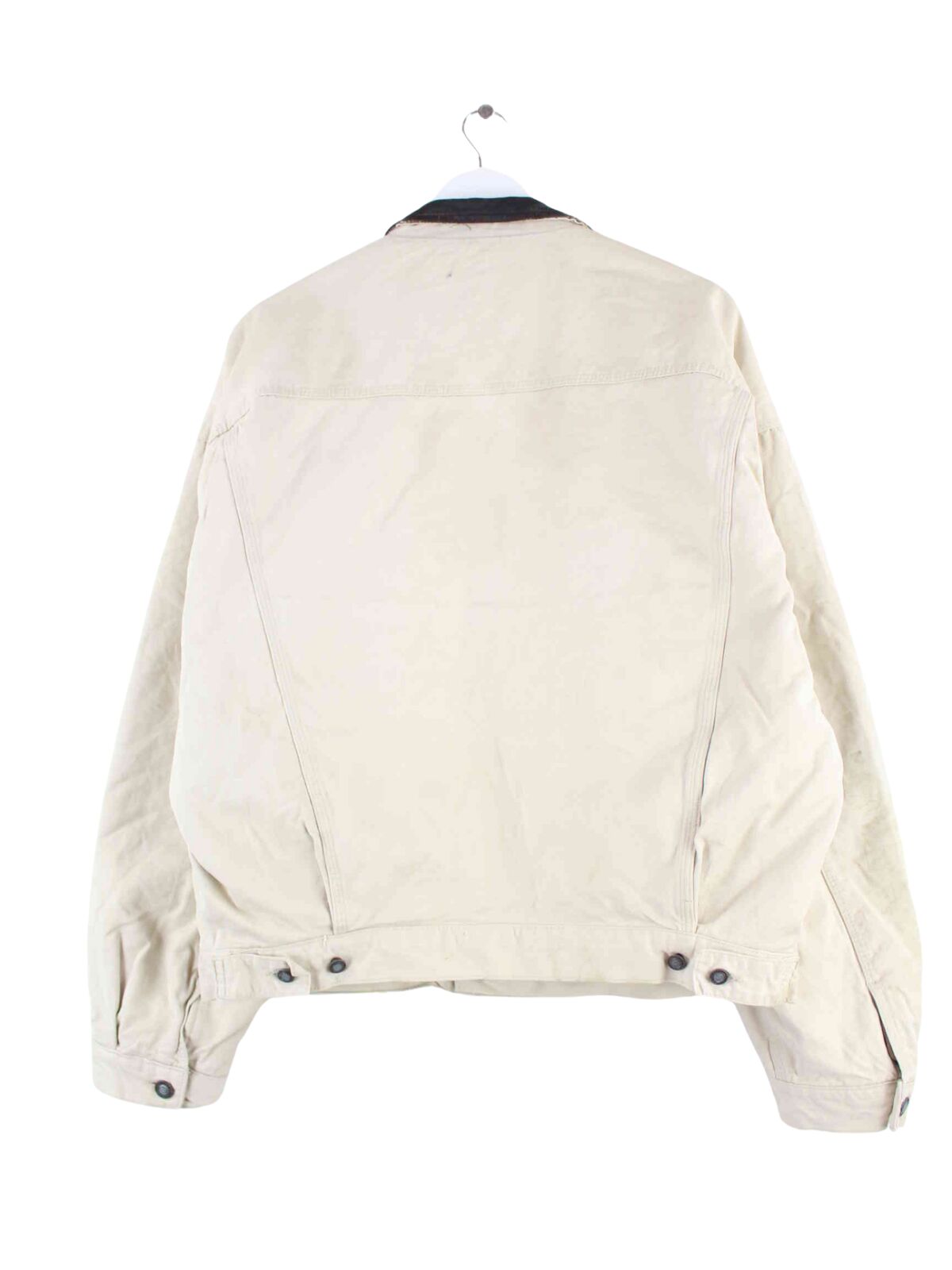 Diesel 80s Vintage Jeans Jacke Beige L (back image)