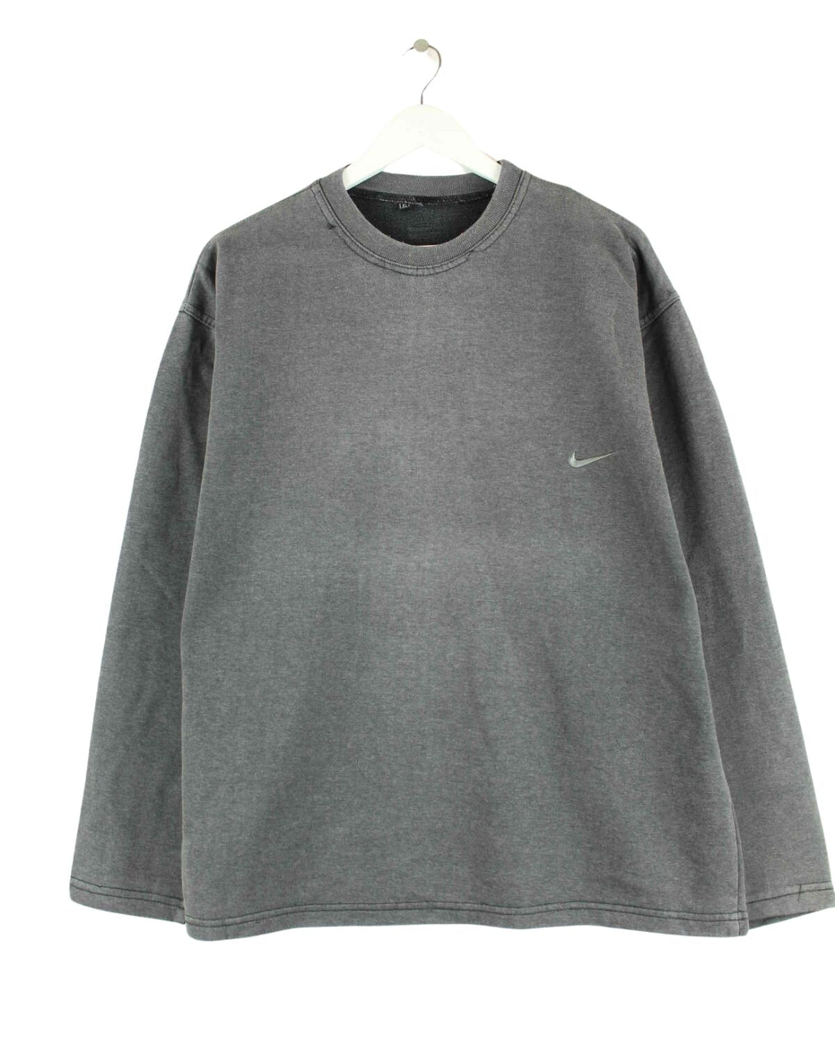 Nike y2k Swoosh Basic Sweater Grau XL (front image)