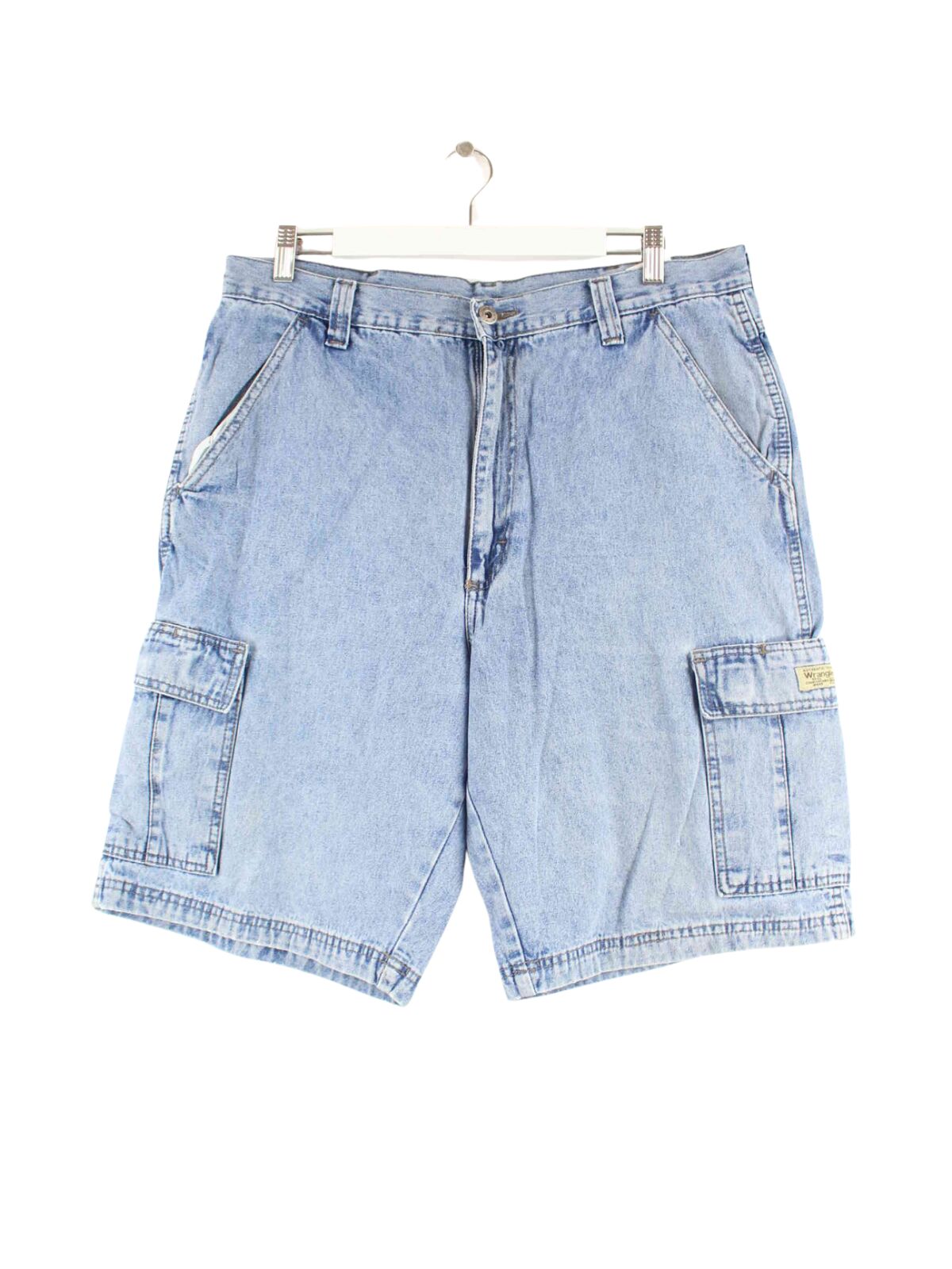 Wrangler 90s Vintage Carpenter Shorts Blau W32 (front image)