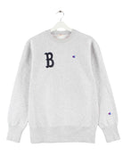 Champion Berlin Print Reverse Weave Sweater Grau M (front image)