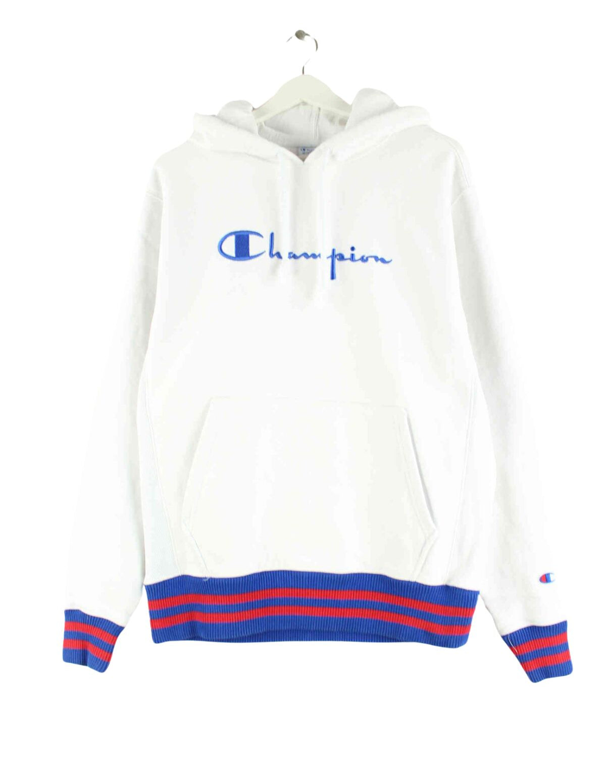 Champion Reverse Weave Embroidered Hoodie Weiß M (front image)