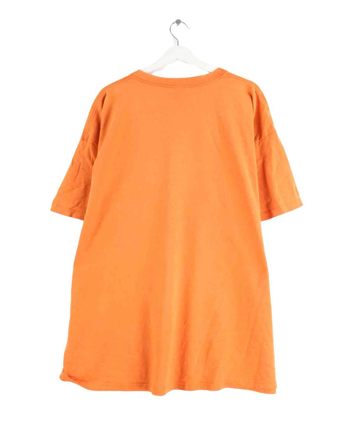 Nike y2k Swoosh T-Shirt Orange XXL (back image)