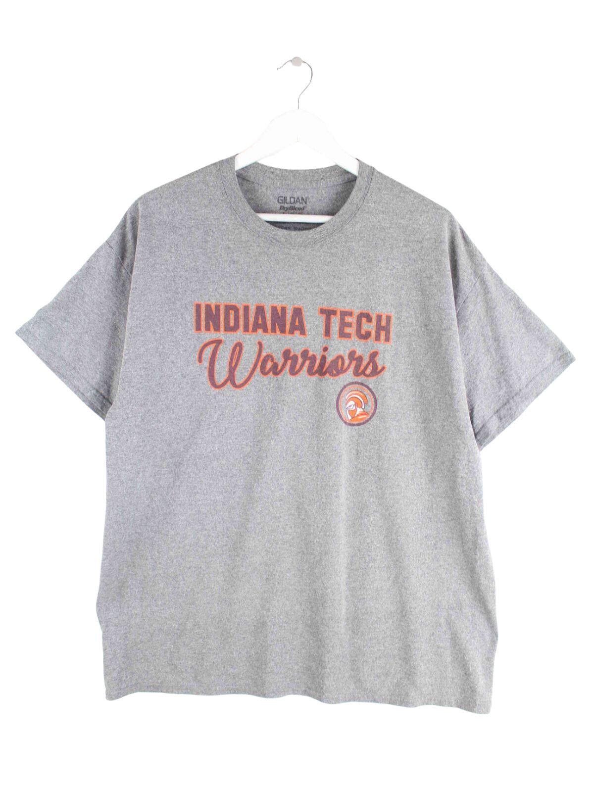 Gildan Indiana Tech Warriors T-Shirt Grau XL (front image)