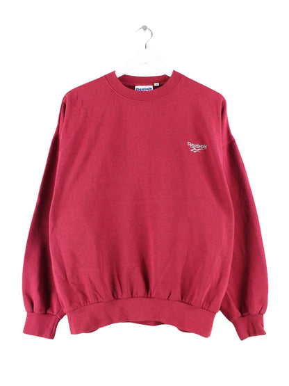 Reebok 90s Vintage Basic Sweater Rot M