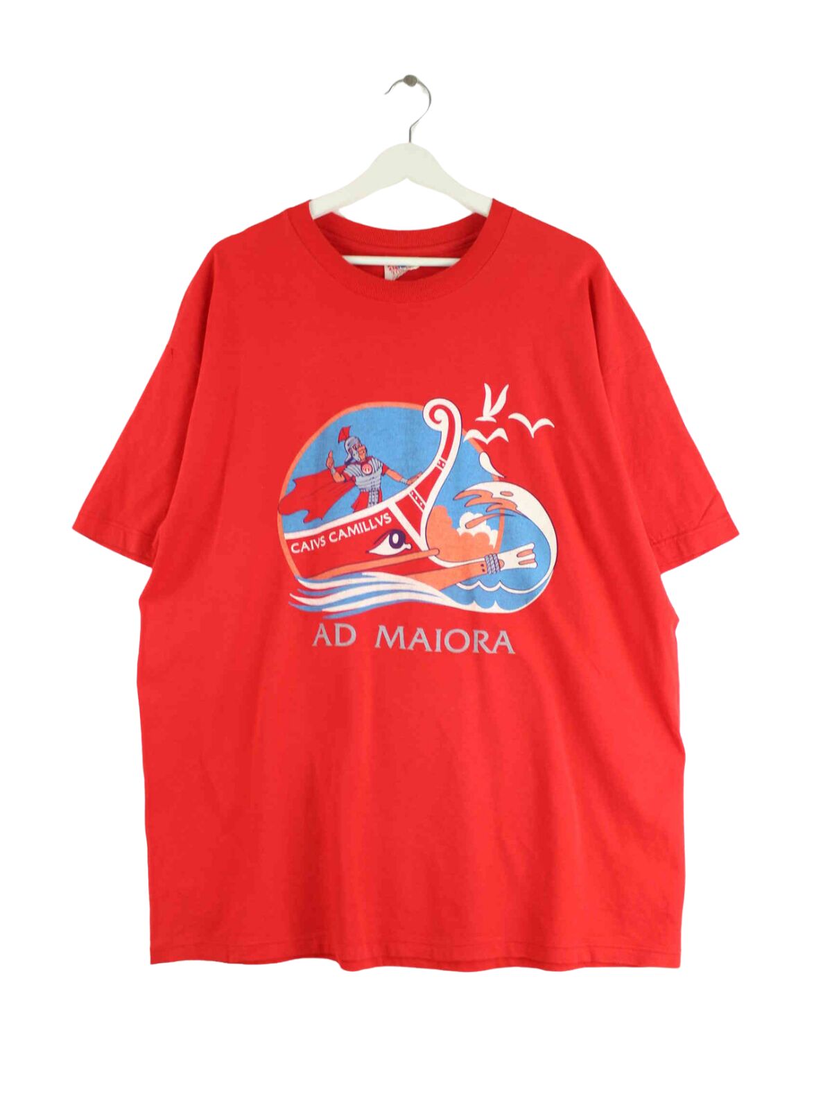Hanes 00s Ad Maiora Print T-Shirt Rot XL (front image)