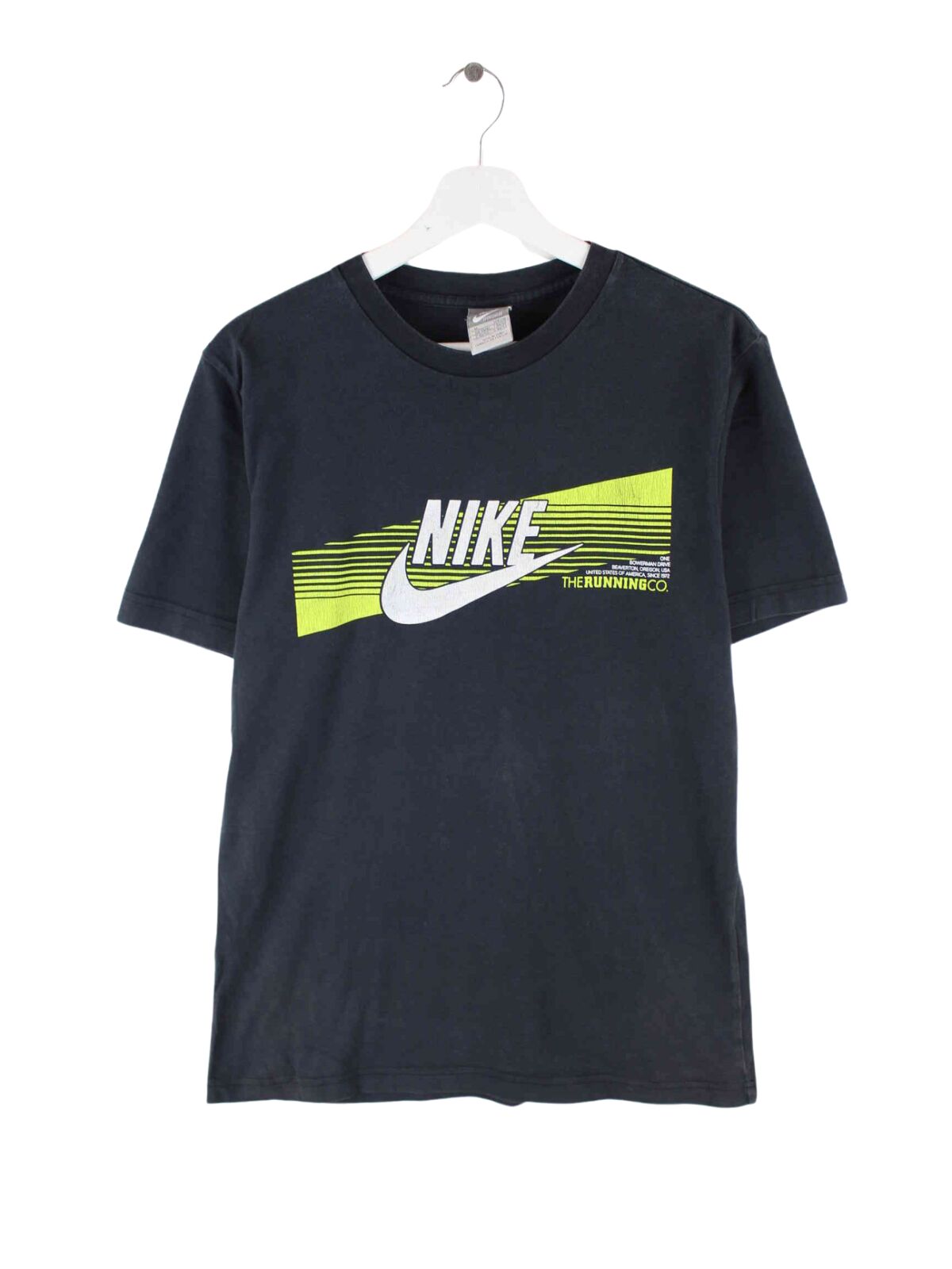 Nike 00s Logo Print T-Shirt Schwarz M (front image)