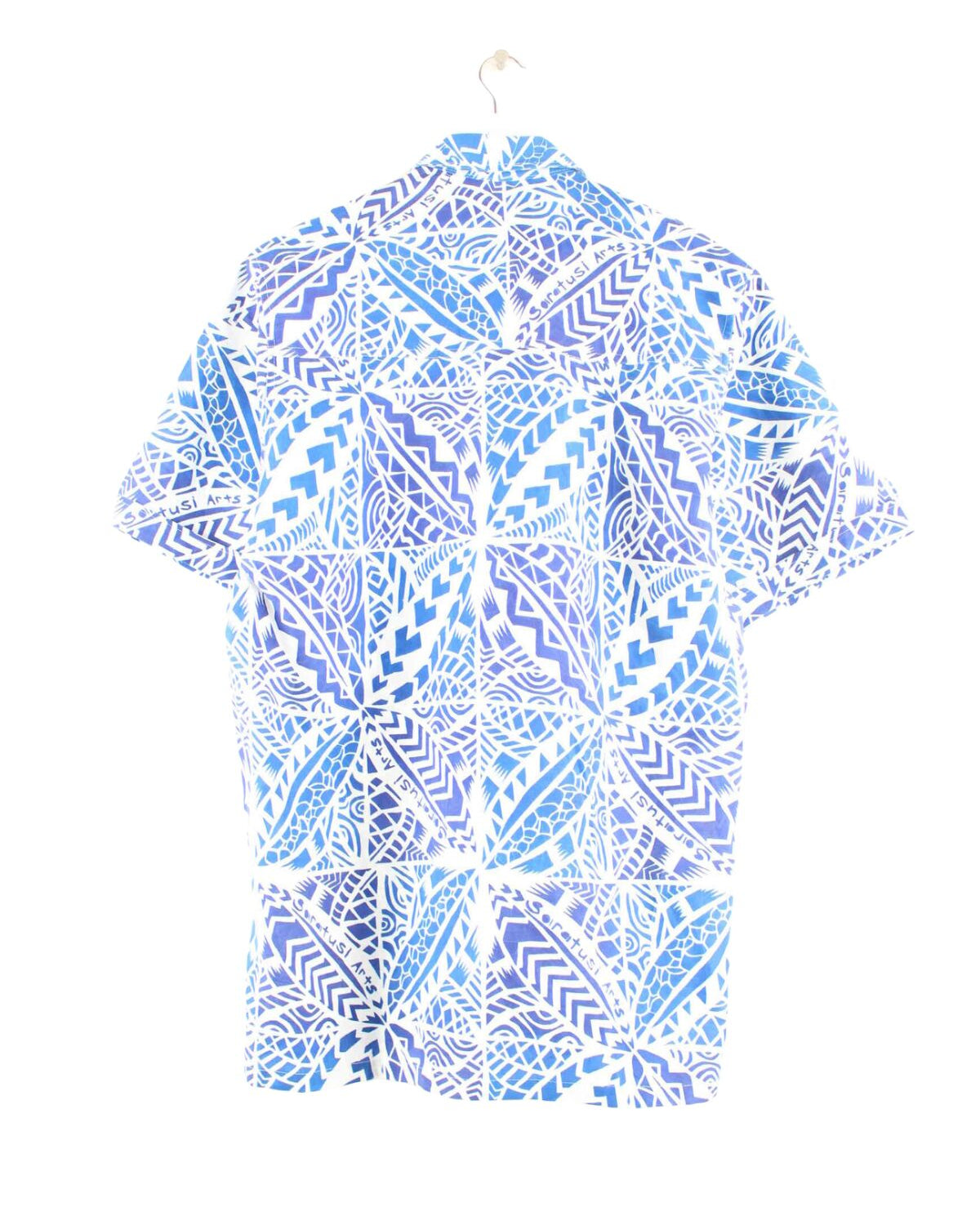 Vintage y2k Hawaii Hemd Blau 4XL (back image)